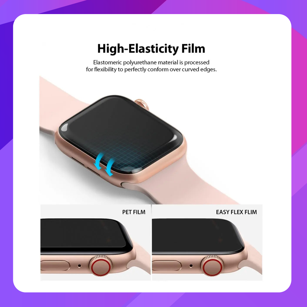 Ringke Easy Flex for Watch Screen Protector For Watch Series 7 (45mm)