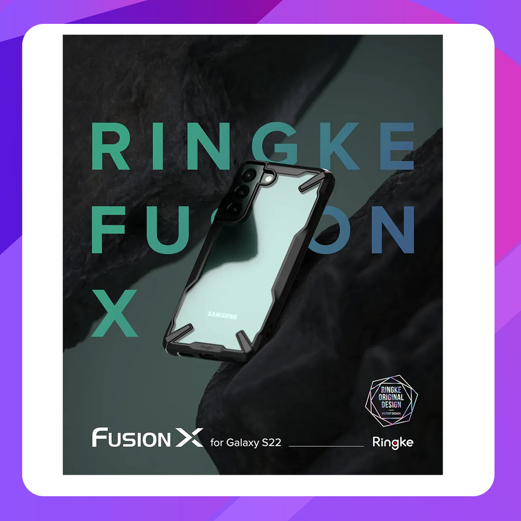 Ringke Fusion X Case for Samsung Galaxy S22 (Black)