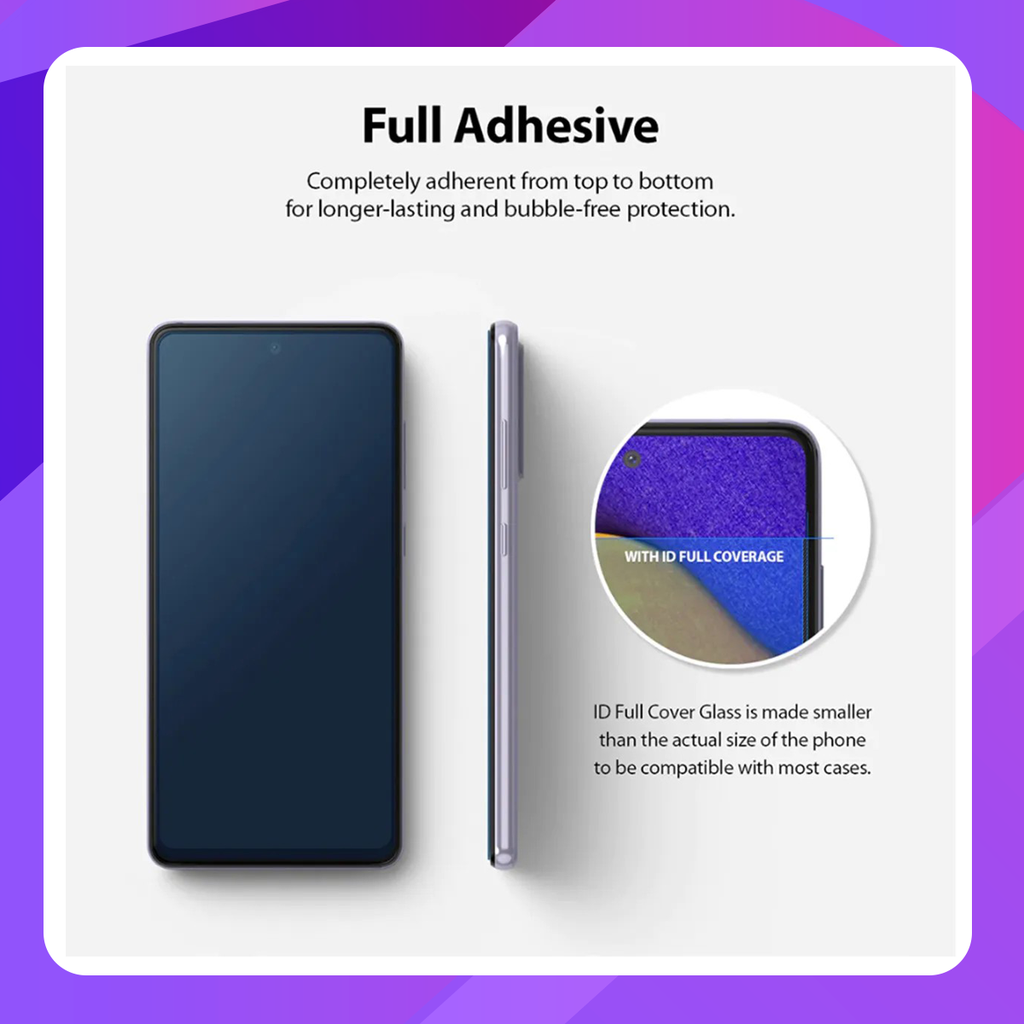 Ringke Invisible Defender Full Glass Screen Protector For Samsung Galaxy A52