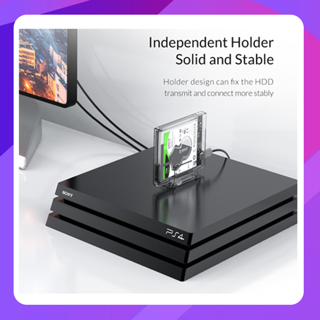 2.5 inch Type-C USB 3.0 HDD Enclosure with Stand