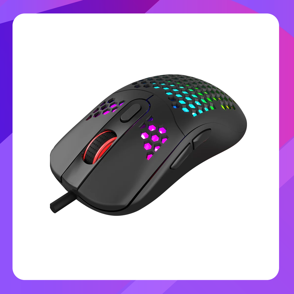 Marvo Gaming Mouse with Honeycomb Shell