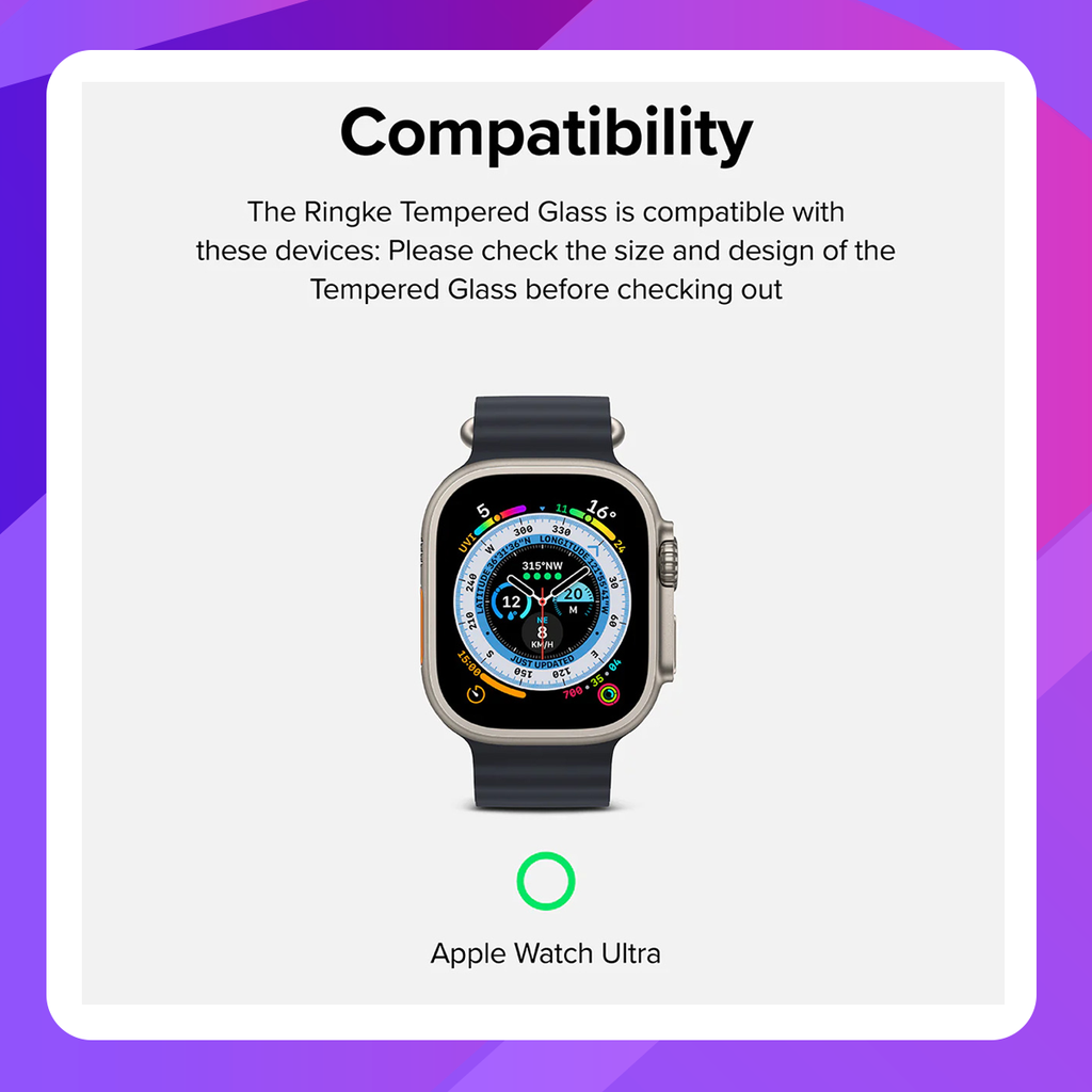 Ringke Screen Protector for Apple Watch 49mm (Clear)