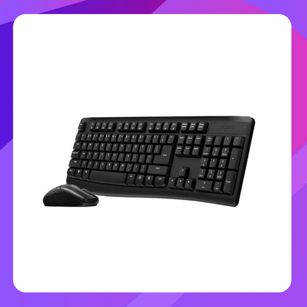 Rapoo X1800 Pro Wireless Keyboard and Mouse Combo - Unicode Layout