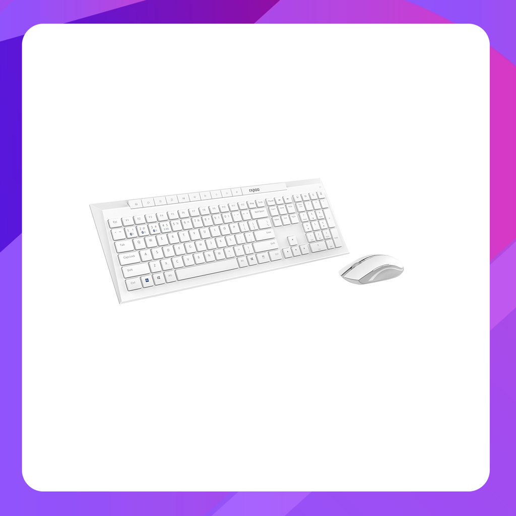 Rapoo 8210M Multi-mode Wireless Keyboard and Mouse Combo