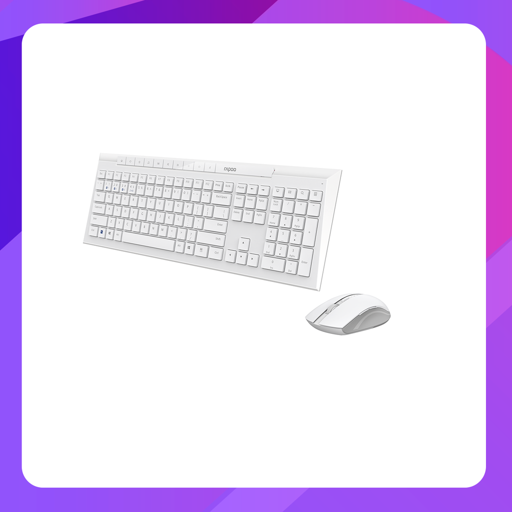 Rapoo 8210M Multi-mode Wireless Keyboard and Mouse Combo