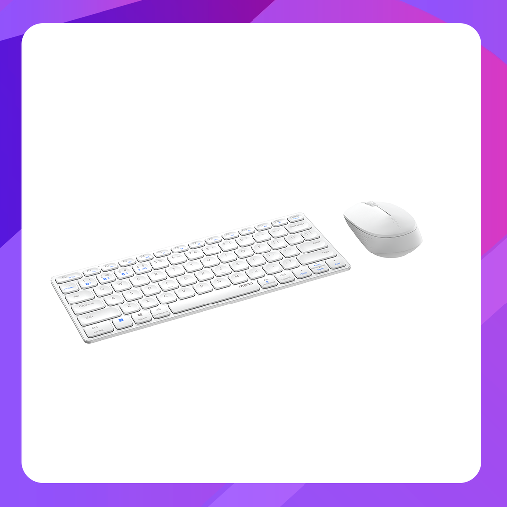 Rapoo 9600M Multi-mode Wireless Keyboard and Mouse Combo