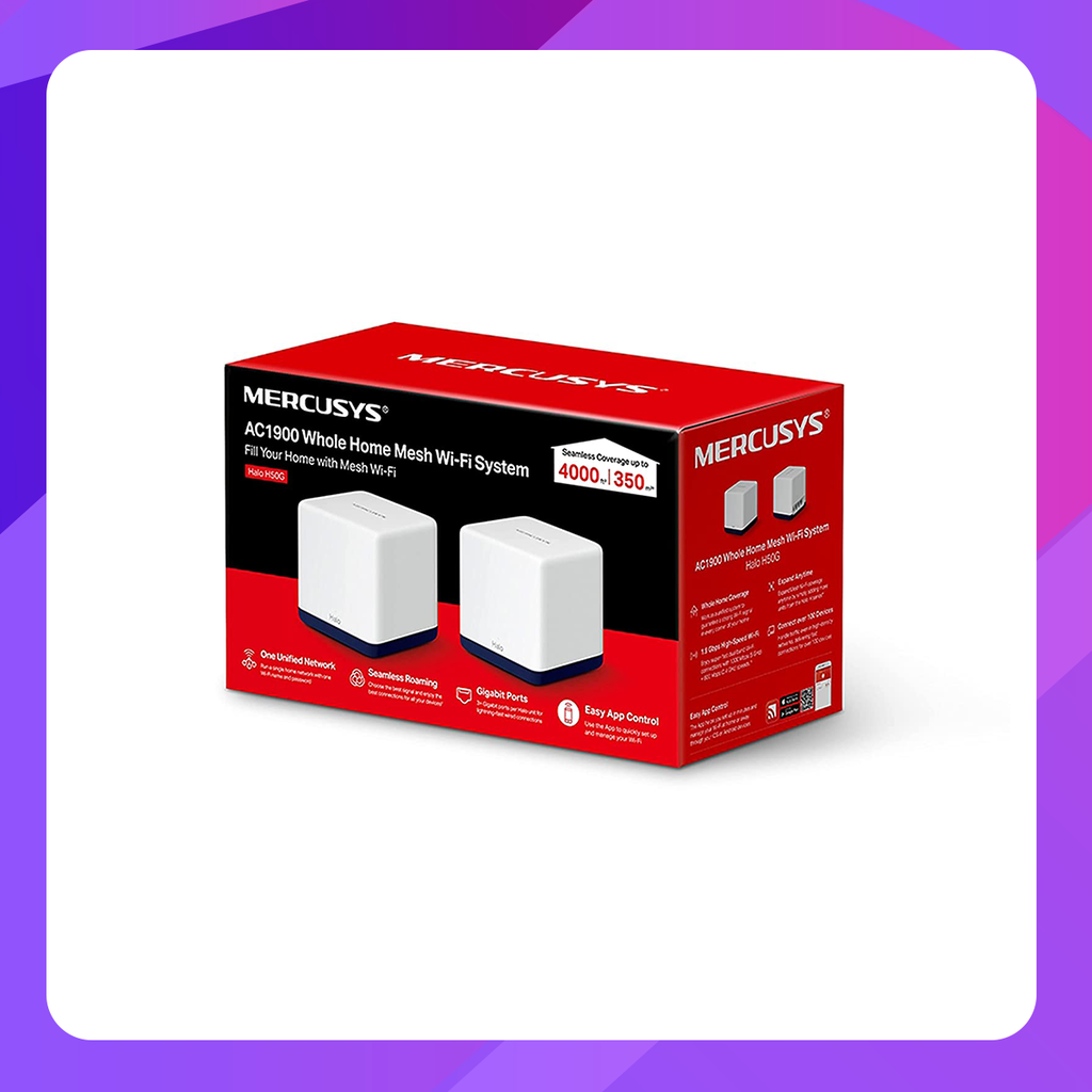 Mercusys AC1900 Whole Home Mesh Wi-Fi System (2-Pack)