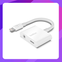 Belkin Lighting Charging Adapter(3.5mm Audio+ Charge)