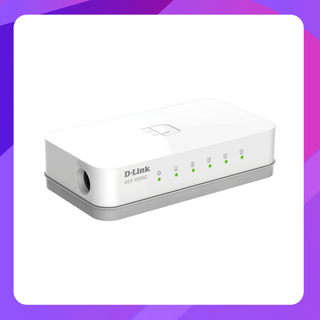 Dlink 5-Port 10/100 Mbps Unmanaged Desktop Switch