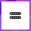 Leather Ear Cushion - BIZ 2300, 10 pcs packed in 5x2