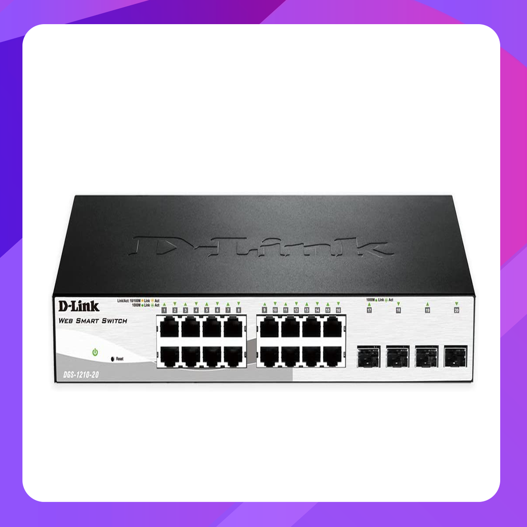 20-Port Gigabit Smart Managed Switch