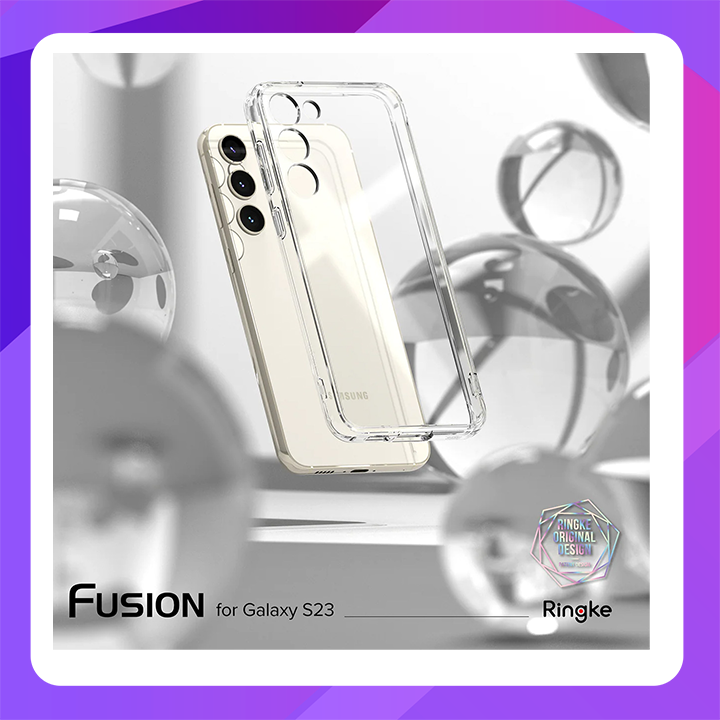 Ringke Fusion Case for Samsung  Galaxy S23 (Clear)