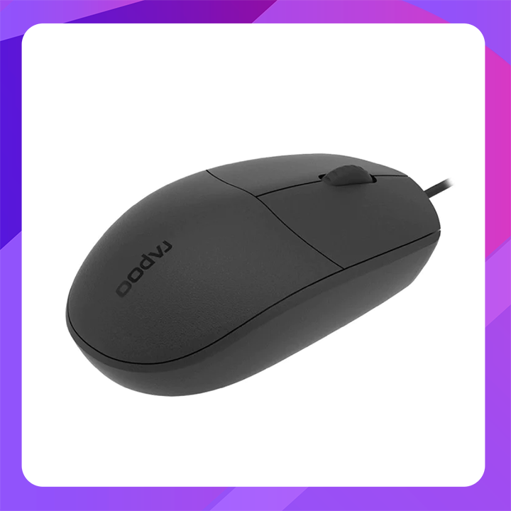 Rapoo N100C Type-C Wired Mouse (Black)