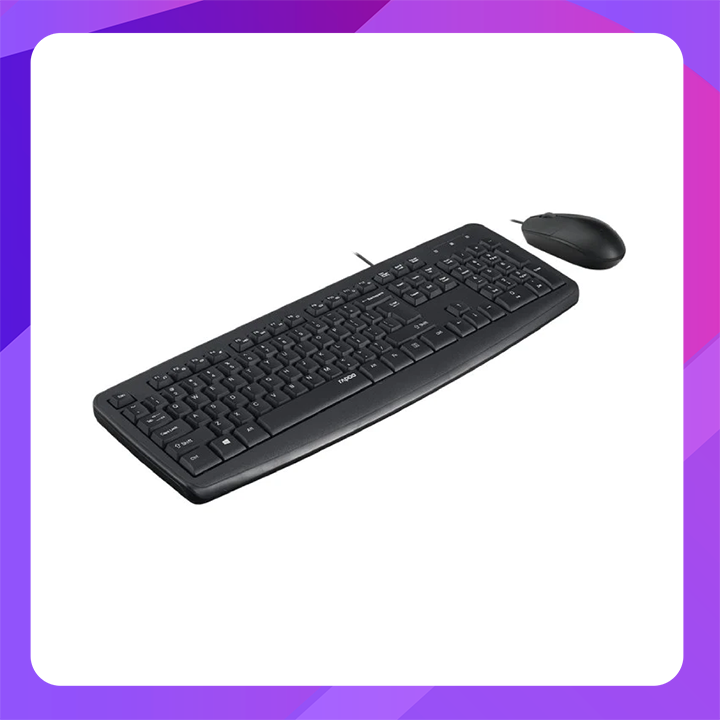 Rapoo NX1600 Wired Optical Keyboard & Mouse Combo