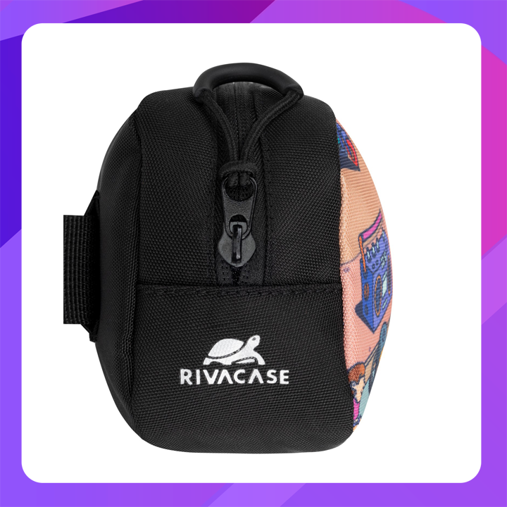 RIVACASE 5410 Agora black Waist Print bag "Skaters" /12