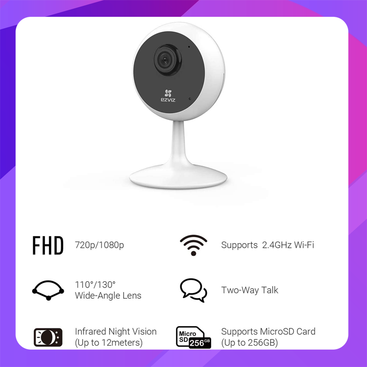 Ezivz C1C HD Resolution Indoor Wi-Fi Camera