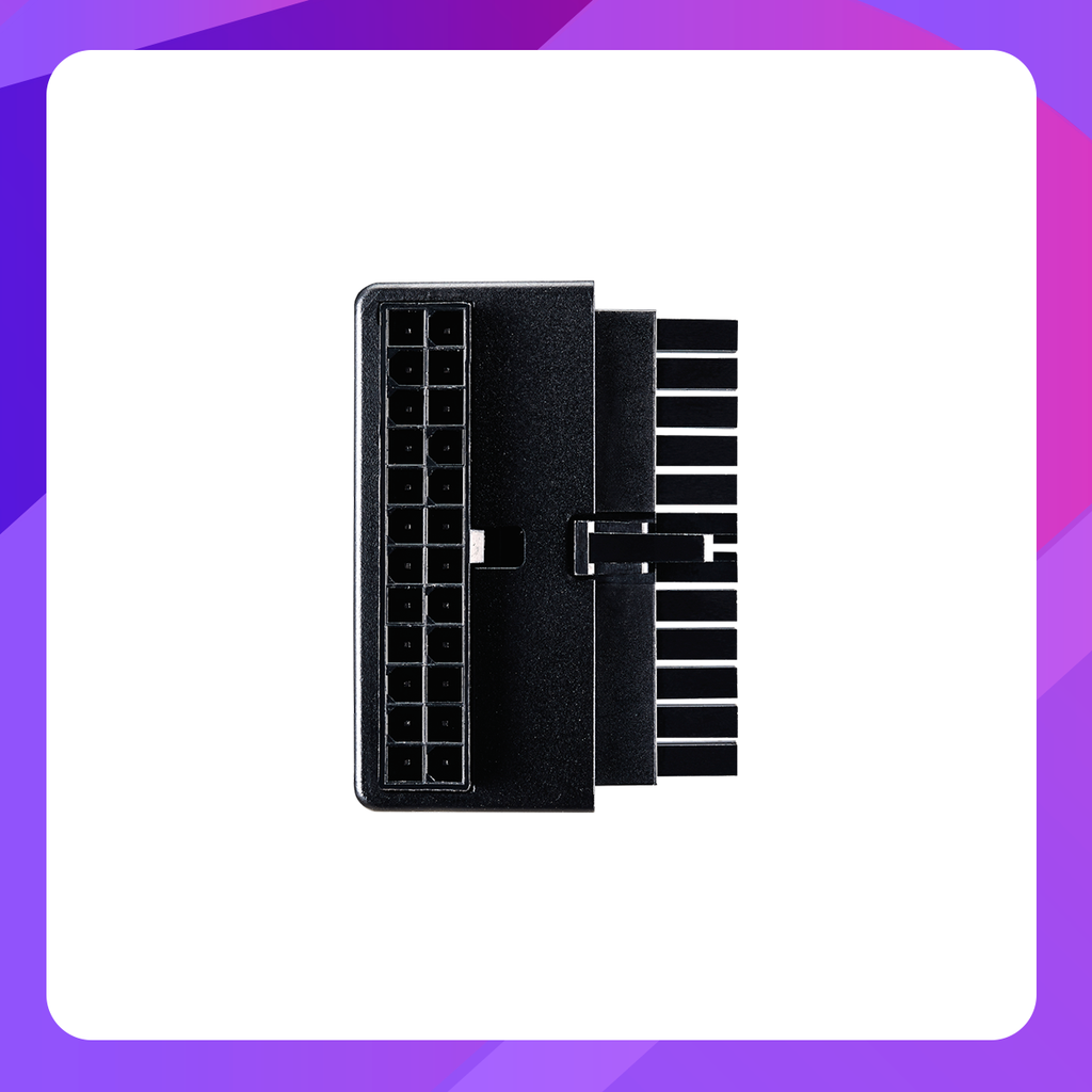 Cooler master ATX 24 PIN 90° ADAPTER WITH CAPACITORS