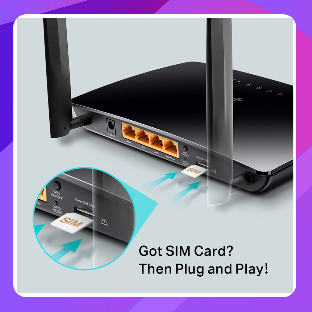 TP-Link TL-MR6400 300 Mbps Wireless N 4G LTE Router