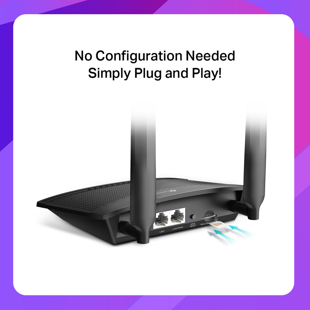 TP-Link TL-MR100 300 Mbps Wireless N 4G LTE Router
