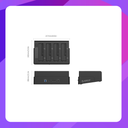 ORICO 2.5 / 3.5 inch 4 Bay USB3.0 1 to 3 Clone Hard Drive Dock (ORICO-6648US3-C-V1-EU-BK-BP)