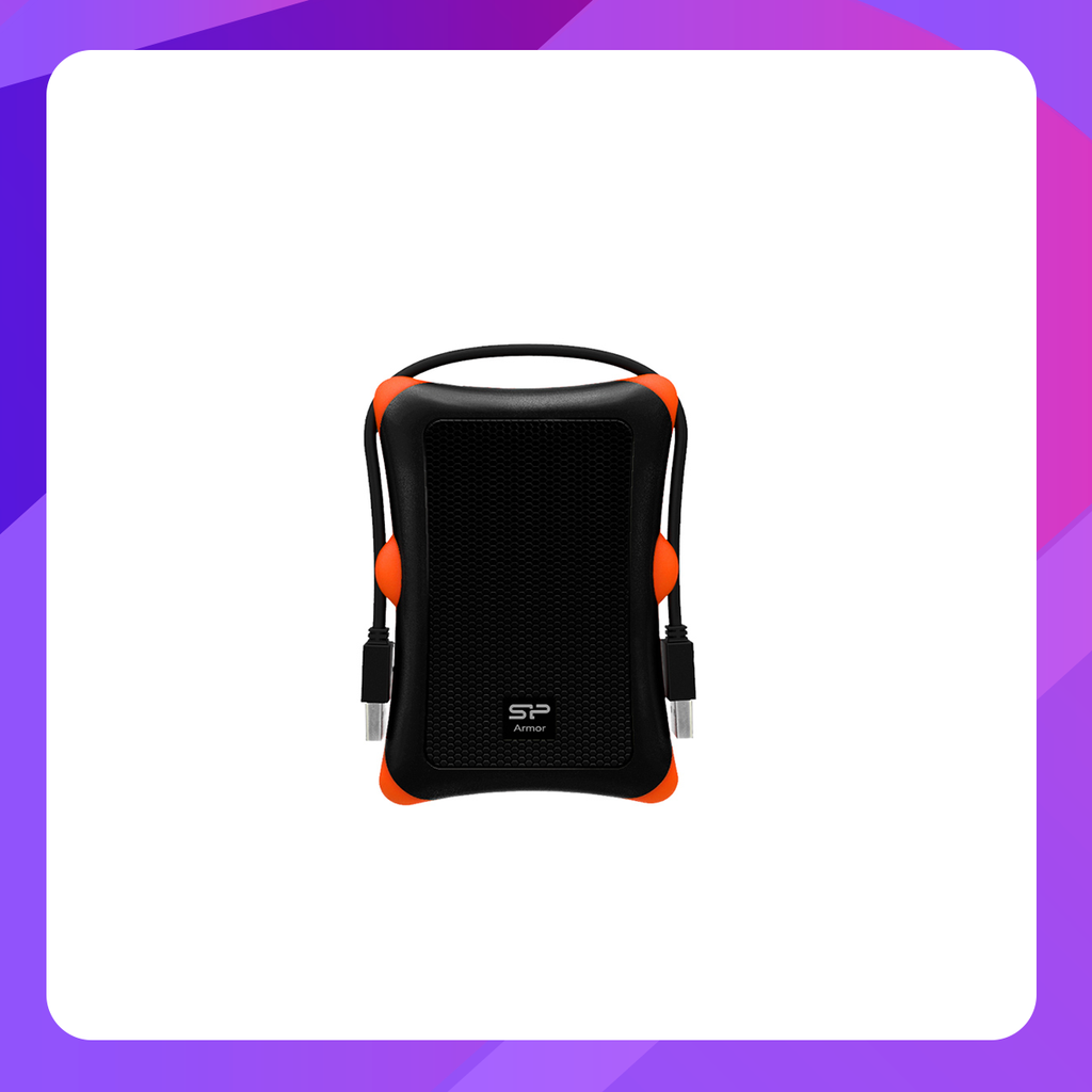 Silicon Power Armor A30 External Hard Drive 1TB (USB 3.0 / 3.1 Shock & Water Proof)