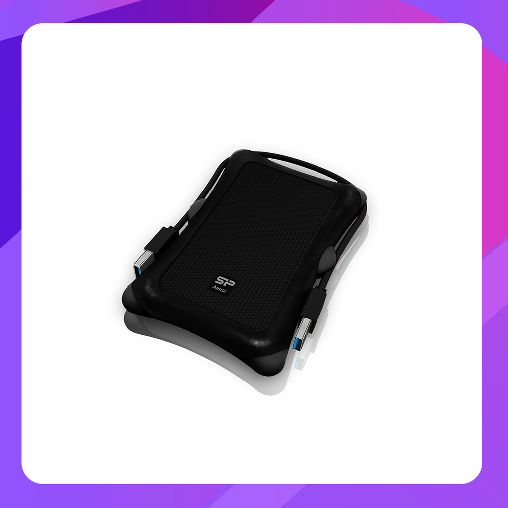 Silicon Power Armor A30 External Hard Drive 1TB (USB 3.0 / 3.1 Shock & Water Proof)