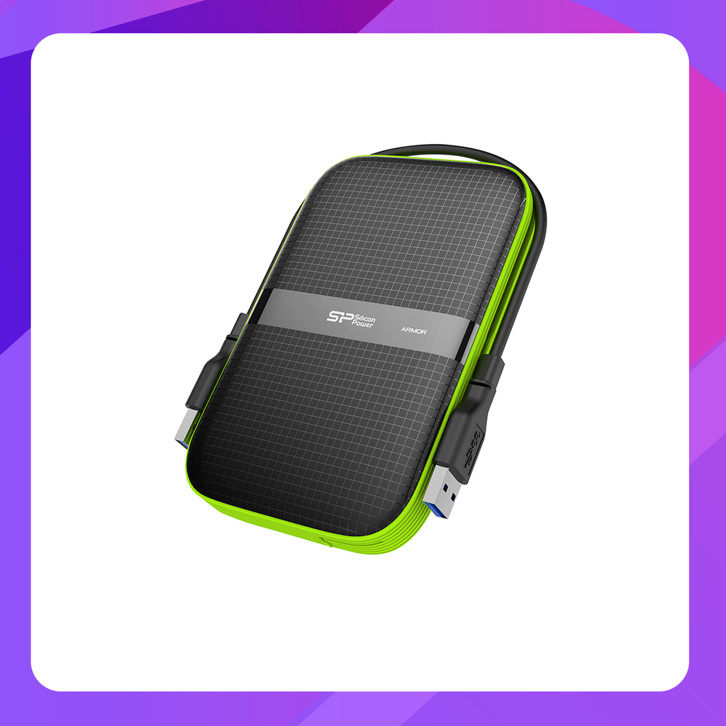 Silicon Power Armor A60 External Hard Drive 1TB (USB 3.0 / 3.1 Shock & Water Proof)