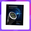 Ringke Dual Ports Car Charger (Black)