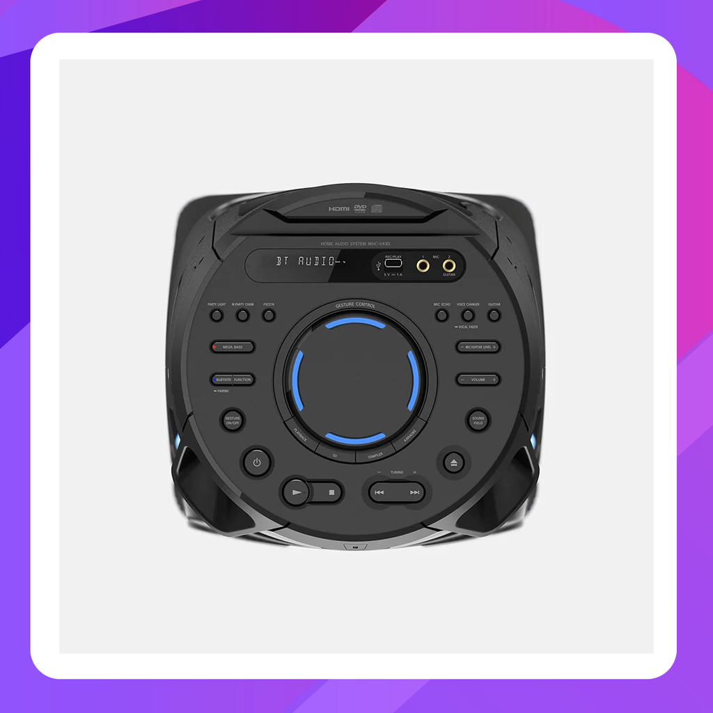Sony V43D High Power Audio System with BLUETOOTH® Technology