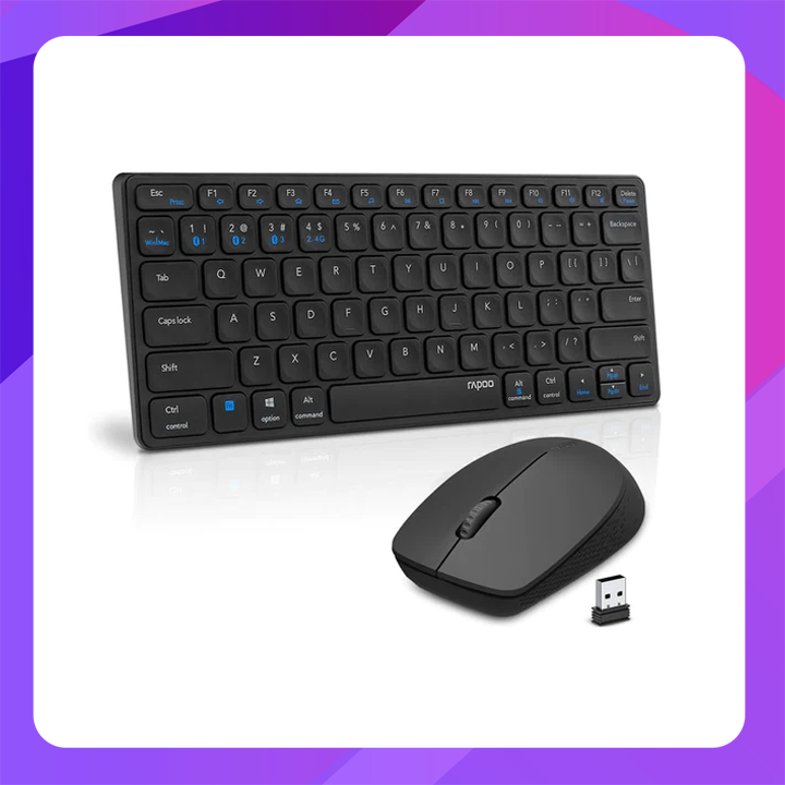 Rapoo 9050M Bluetooth Wireless Keyboard & Mouse Combo