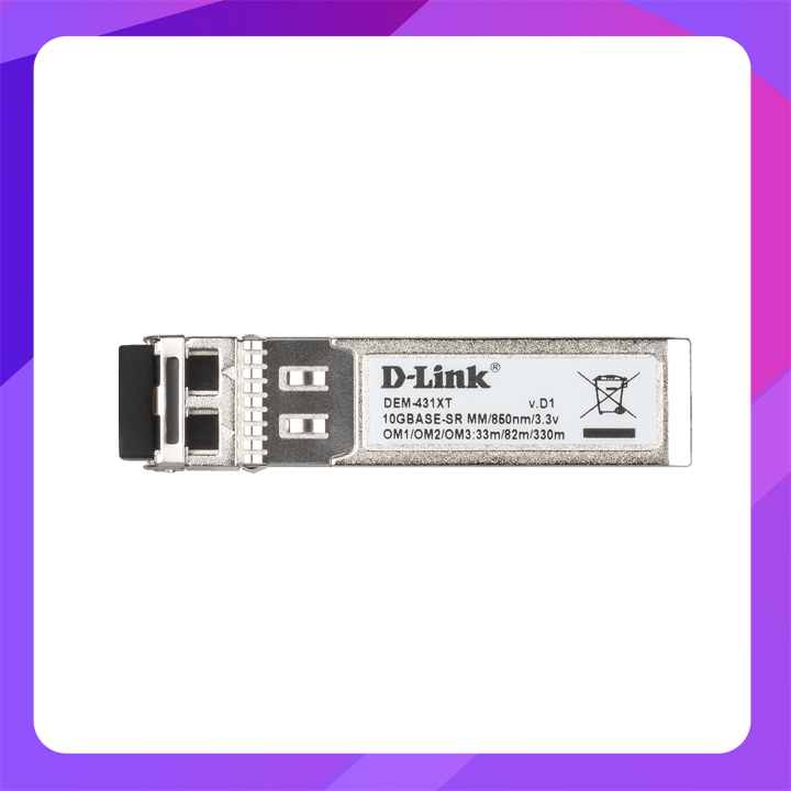 Dlink 10GBASE-SR SFP+ Multi-Mode Transceiver (300m)