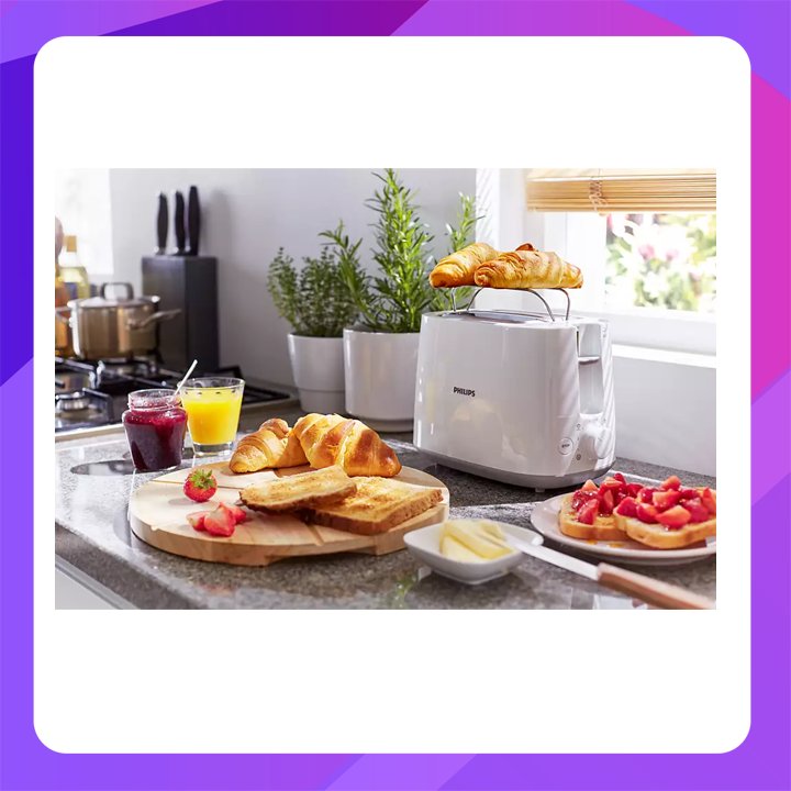 2 L.BreadSlot,8 Setting,900W,with dust cover,white