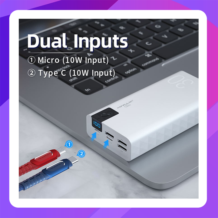 Konfulon A-19 (30000mAh Power Bank)