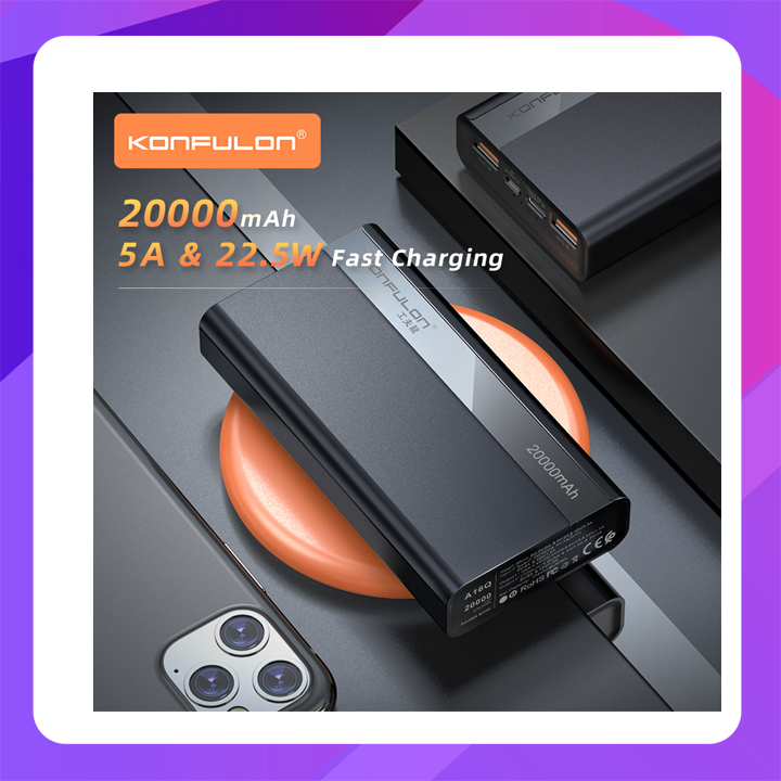 Konfulon A16Q (20000mAh Fast Charging 22.5W Power Bank)