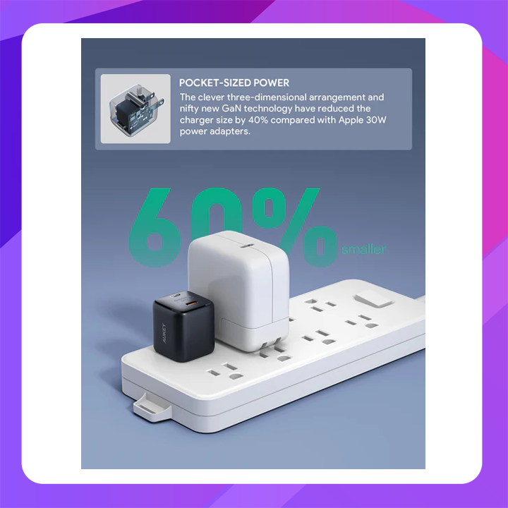 AUKEY PA-B1L (Black) Wall Charger