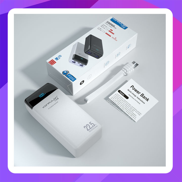 Konfulon P30Q (30000mAh Fast Charging 22.5W Power Bank)