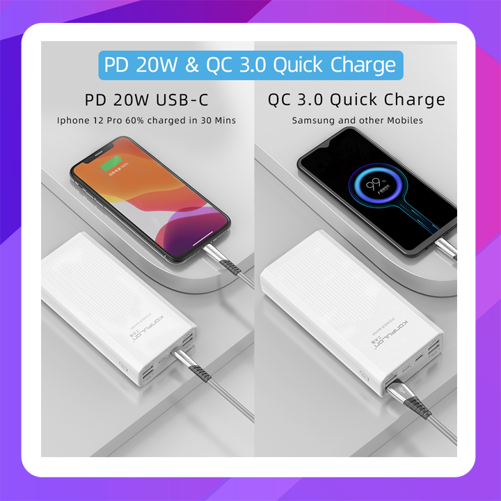 Konfulon P40Q (40000mAh Fast Charging 18W Power Bank