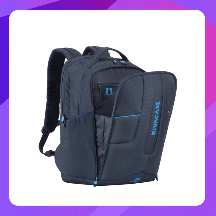 RIVACASE 7861 dark blue ECO Gaming backpack 17.3"