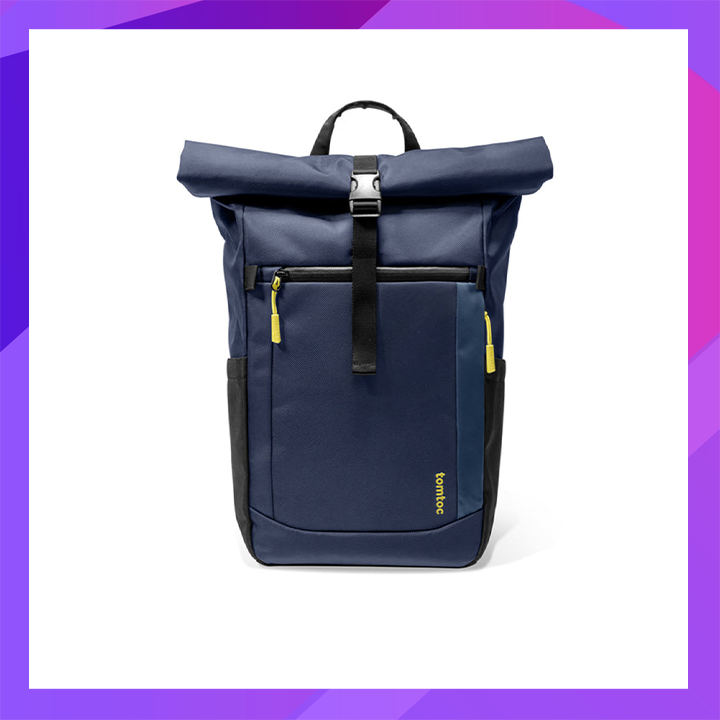 Tomtoc Navigator-T61 Rolltop Backpack 15.6″ (Dark Blue)