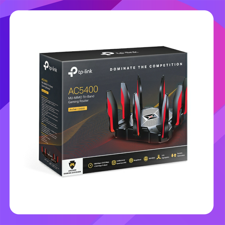 AC5400 MU-MIMO Tri-Band Gaming Router