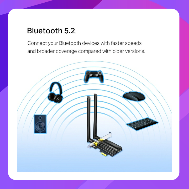 AX3000 Wi-Fi 6 Bluetooth 5.0 PCIe Adapter