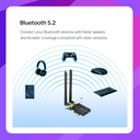 AX3000 Wi-Fi 6 Bluetooth 5.0 PCIe Adapter