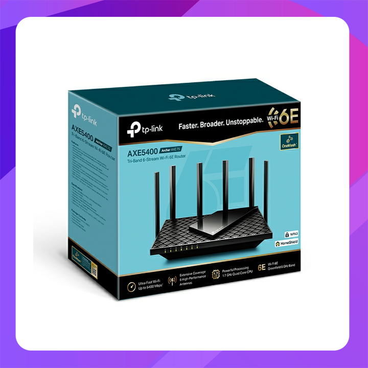 AXE5400 Tri-Band Gigabit Wi-Fi 6E Router