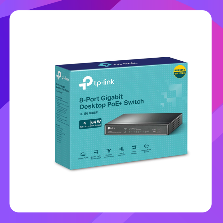 TP-Link POE+  Switch (TL-SG1008P)