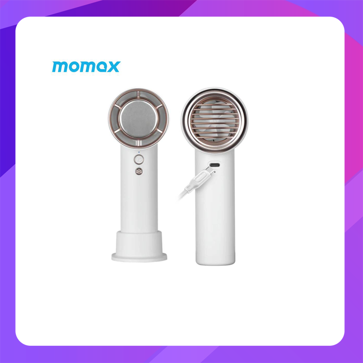 Momax Ultra Freeze Portavle Icy Cooling Fan IF15W (White)