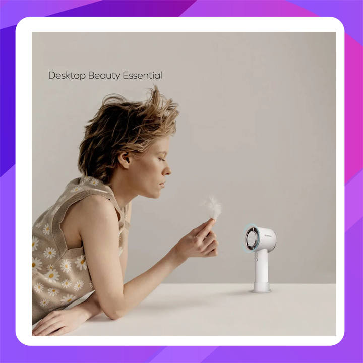 Momax Ultra Freeze Portavle Icy Cooling Fan IF15W (White)