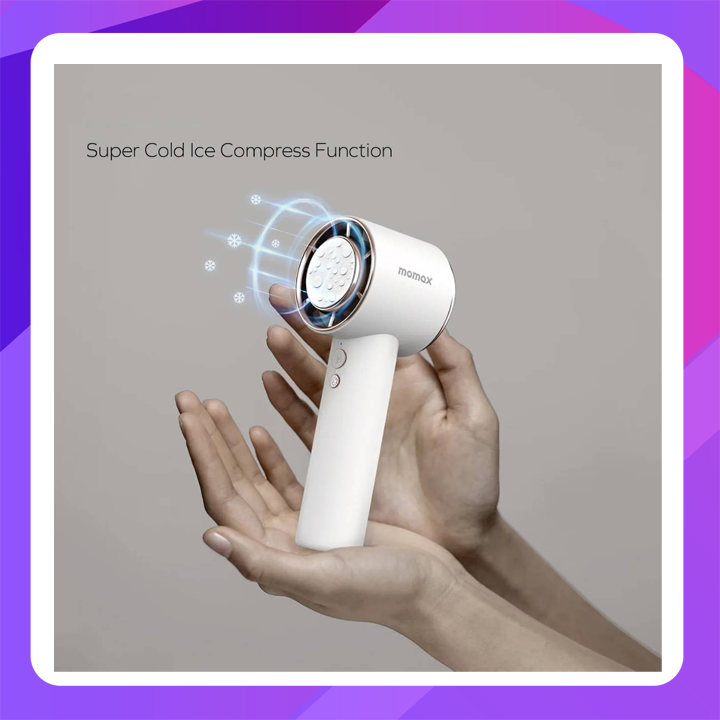 Momax Ultra Freeze Portavle Icy Cooling Fan IF15W (White)