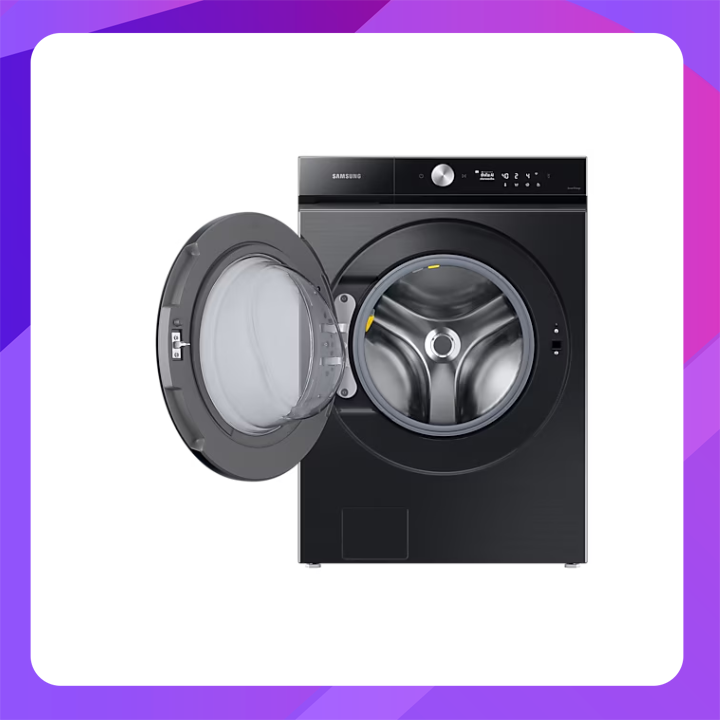 Samsung BESPOKE AI™ Washing Machine and Dryer, 21/12kg WD21B6400KV/ST, Ecobubble™ and AI Wash