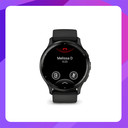 Garmin Venu 3 Advanced GPS Smartwatch Slate Stainless Steel Bezel with Black Case