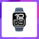 Apple Watch Series 10 (GPS)46mm - Jet Black Aluminum Case With Black Sport Band-M/L